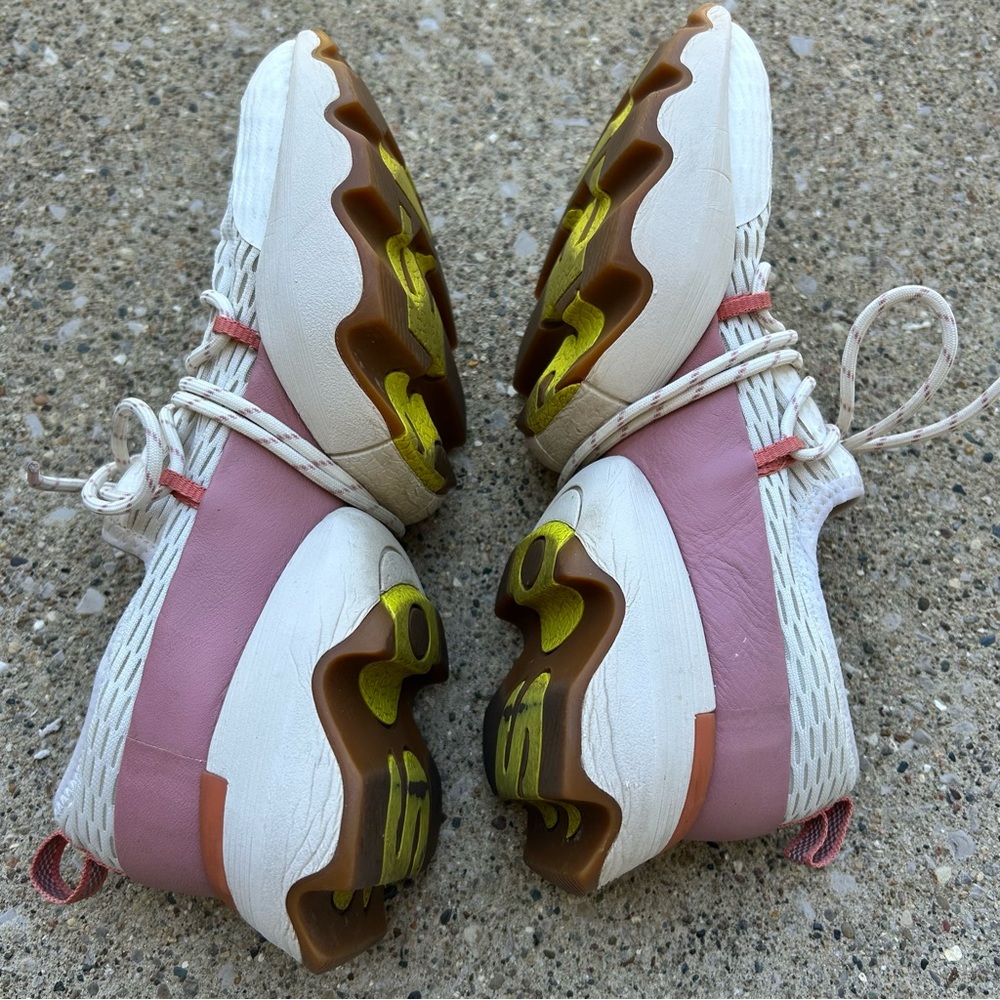 Sorel kinetic Impact lace ups Pink and White size 7 - Picture 7 of 12
